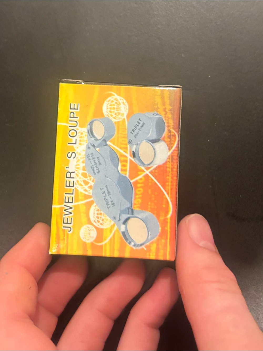 Jeweler's Loupe in Yellow-Orange Box